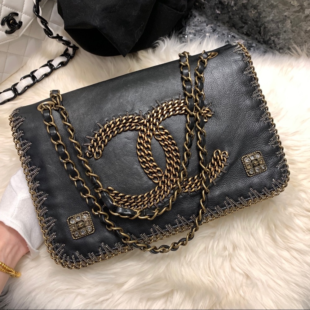 SOLD 🙏RARE Chanel Bayzance collection flap bag - Picture 1 of 15